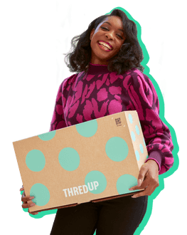 Girl holding a box